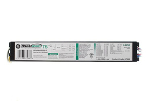 GE Lamps T5HO Fluorescent Ballasts 4 Lamp 120 - 277 V Programmed Start Non-dimmable 54 W