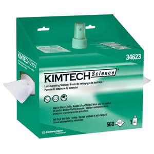 Kimberly-Clark Kimtech Series Lens Cleaning Stations 1 Bottle Anti-fog, Anti-static