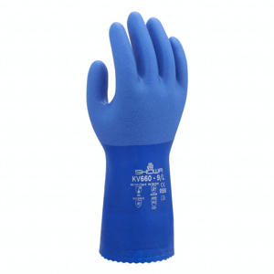 Showa KV660 Series Chemical Resistant Gloves 2XL Blue