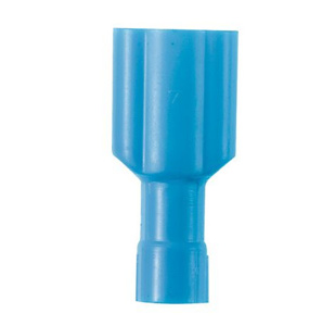 Panduit Male Insulated Disconnects 16 - 14 AWG Funnel Barrel 0.250 in Blue