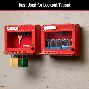 Master Lock Group Lock Boxes No Legend 6-7/8 x 3-15/16 x 8-3/8 in Stainless Steel 430 Red
