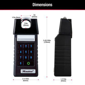 Master Lock ProSeries® Bluetooth® Padlocks Boron Alloy