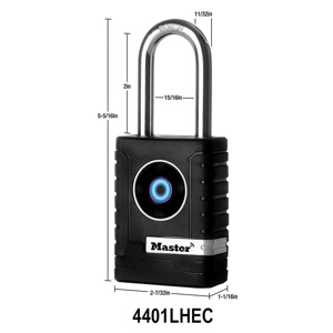 Master Lock Bluetooth® Padlocks Boron Alloy