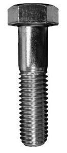 Hubbell Power Stainless Steel Hex Head Bolts 13 TPI 1/2 in 1 in Plain