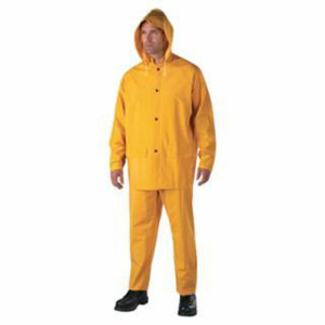 Anchor Brand 3-Piece Rain Suits - Bib, Jacket, Hood 2XL Yellow Mens