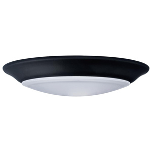 Satco Products CCT Selectable Disk Lights LED Black Frosted