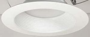 Nora Lighting Onyx NOXTW Recessed LED Downlights 120 V 16 W 5 in<multisep/> 6 in 2700/3000/3500/4000/5000 K White Dimmable 1100 lm