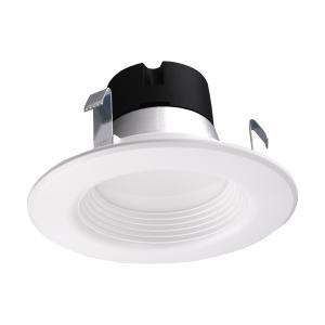 Satco Products Colorquick Recessed LED Downlights 120 V 7 W 4 in 2700/3000/3500/4000/5000 K White Dimmable 600 lm