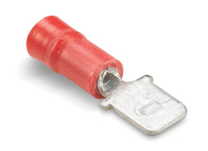 ABB Thomas & Betts Male Insulated Disconnects 22 - 18 AWG 0.187 in Red