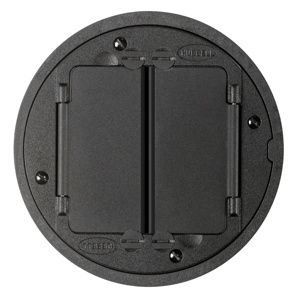 Hubbell Wiring Round Flush Surface Floor Box Cover Assemblies