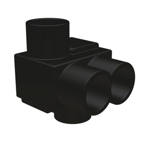 Burndy UV Rated Multi-tap Connectors Offset Entry 14 - 4 AWG 2 Port