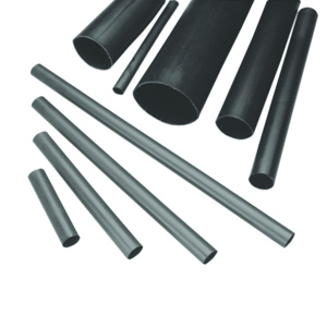 Burndy HS-T-PF Series Thin-wall Heat Shrink Tubes 6 - 2 AWG 1/2 in 6 in Black