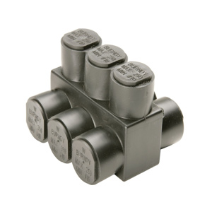 Burndy UV Rated Multi-tap Connectors Two Sided 2 AWG - 750 kcmil 3 Port