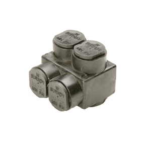 Burndy UV Rated Multi-tap Connectors Two Sided 2 AWG - 750 kcmil 2 Port