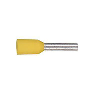 Lawson Products Insulated Hollow Pin Terminals 18 AWG Yellow