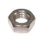 Stainless Steel Hex Nuts 13 TPI 1/2 in Plain