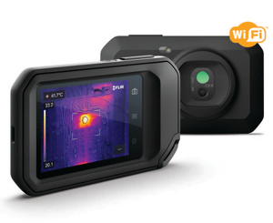 FLIR C3-X Compact Thermal  Cameras -4 - 572 deg F Rechargeable Battery