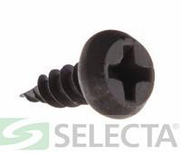 Selecta Products Steel Phillips Pan Head Self-drilling Screws #8 7/16 in Black Phosphate