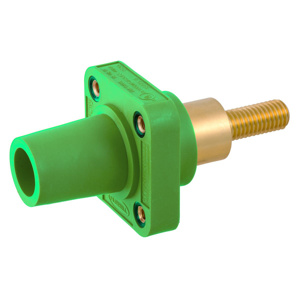HBLFRSCEGN 300/400A FEM STUD RECP GRN