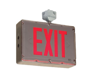 ABB Survive-All™ SVX-HZ Illuminated Emergency Exit Signs Self-diagnostics Single Face