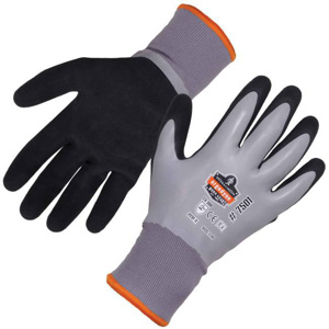 Ergodyne ProFlex® Waterproof Abrasion-resistant Coated Winter Gloves 2XL Black/Gray Acrylic, Latex, Nitrile, Polyester