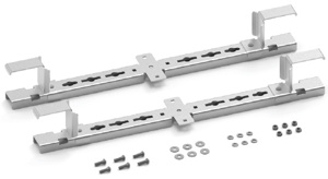 Preformed Line Products FIBERLIGN Series Slack Cable Storage Brackets (2) Crossarms with Keepers, (6) 1/2"-13 x 1-1/2" Carriage Bolts, (6) 1/2"-13 Nuts, (6) 1/2" Lock Washers, & (6) 1/2" Washers