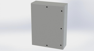 Saginaw Concealed Hinge Weatherproof Enclosures 48 x 36 x 12 in Gray NEMA 3R/4/12/13