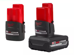 Milwaukee M12™ REDLITHIUM™ HIGH OUTPUT™ Battery Packs