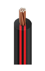 Copperweld® Bimetallics Stingray™ Wire 4 AWG Copper Clad Steel 150 ft Reel Black