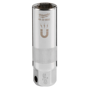 Milwaukee SAE Spark Plug Sockets 3/8 in Deep 6 Point 5/8 in