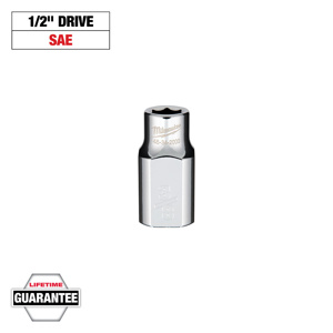 Milwaukee SAE Sockets 1/2 in Standard 6 Point 3/8 in