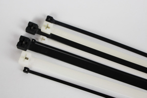 3M Steel Barb Cable Ties Stainless Steel Barb 4 in Plenum Rated Natural 100 per Pack
