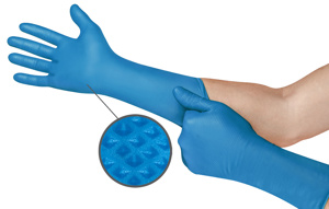 93-283-3XL 834498 MICROFLEX GLV BLU 44/P
