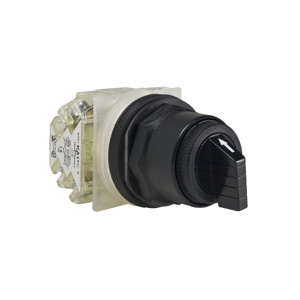 Square D Harmony™ 9001 Selector Switches 30 mm Standard Knob Black No Illumination