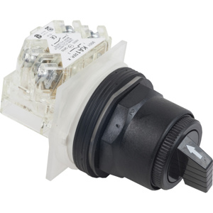 Square D Harmony™ 9001 Selector Switches 30 mm Standard Knob Black No Illumination