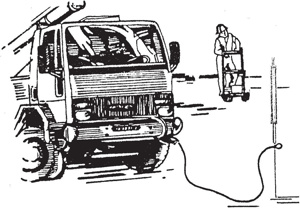 Temporary Truck Ground Rod Drivers