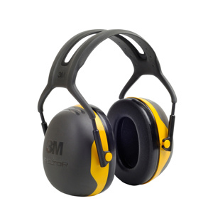3M PELTOR™ X-series Over-the-Head Earmuffs 24 dB NRR One Size Yellow