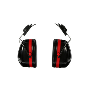3M PELTOR™ Optime™ 105 Cap-mount Earmuffs 30 dB NRR One Size Fits Most ABS Black