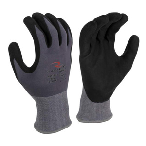 Radians Foam Nitrile Gripper Gloves XXL Nylon/Spandex Black/Gray