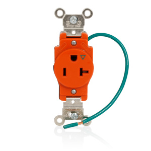 5361-IG 20A 125V ISOL GRND SINGLE RECEPT