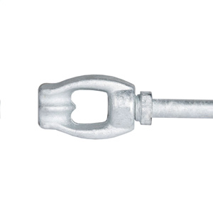 Hubbell Power Rod & Thimbleye Nuts Twineye 3/4 in 23000 lbf