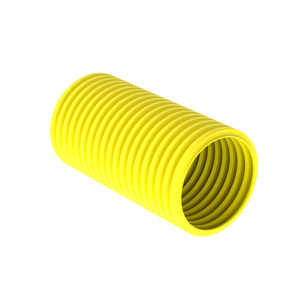 Panduit CLT Series Slit Wall Corrugated Loom Tubing 10 ft Yellow