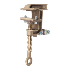 Hubbell Power C600 Series I-type Flat Face Grounding Clamps Bronze