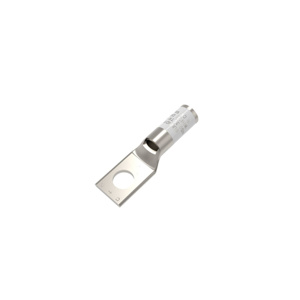 Burndy YA Series Standard Barrel Compression Lugs 3/8 in 1 Hole White 3 Cu, 2 Cu Sol
