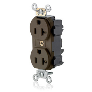 <em class="search-results-highlight">Leviton</em> M5362 Series Duplex Receptacles 20 A Heavy-Duty Industrial Specification Grade Brown