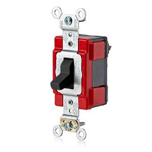 Leviton Lev-Lok® M1223 Series Toggle Switches 20 A Black