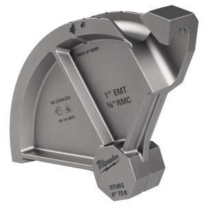 Milwaukee Conduit Bender Shoes 1 in EMT, 3/4 in RMC