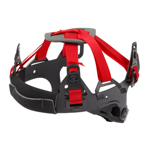 Milwaukee Ratcheting Suspensions 6 Point HDPE, Nylon Red<multisep/>Black