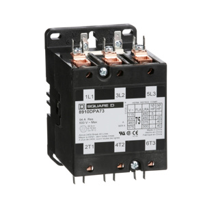 Square D 8910DP Non-reversing Definite Purpose Contactors