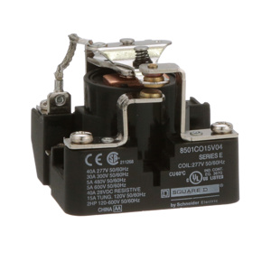 Square D 8501C Open Frame Heavy Duty Power Relays 30 A